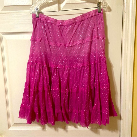 Kommotion NY Dresses & Skirts - Kommotion NY Ombré Tiered Ruffled Skirt